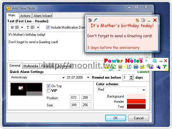 桌面便利貼軟體下載 Freebie Notes
