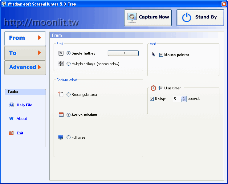 螢幕錄影程式下載 ScreenHunter Free