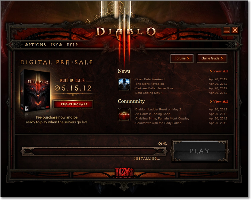 暗黑破壞神3下載主程式 暗黑破壞神3下載主程式