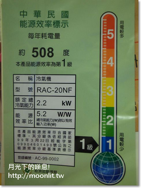 日立冷氣RAS-20NF開箱 剛好趕上好禮六選一與節能補助