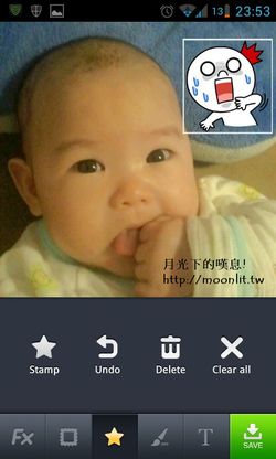 LINE camera 與Line的好友一起分享DIY的可愛照片