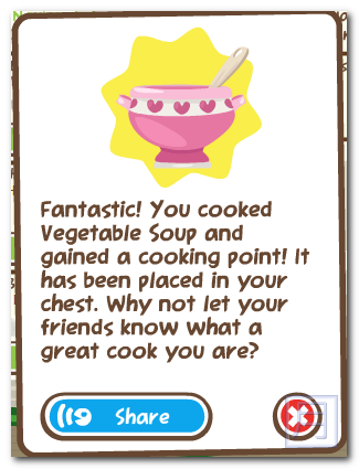 Pet Society Cooking