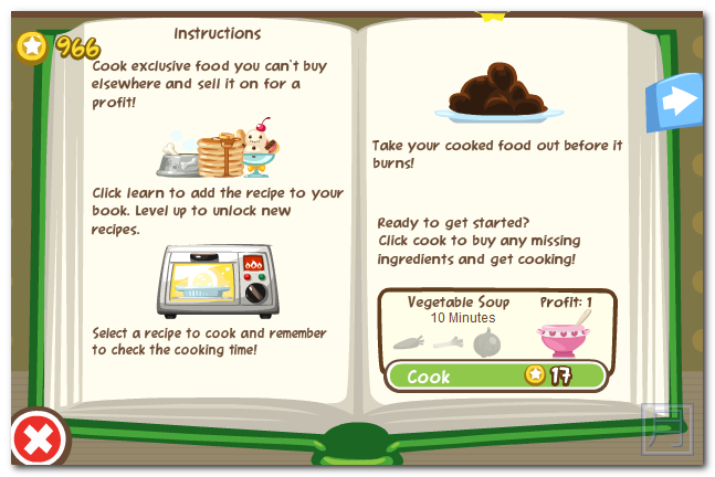 Pet Society Cooking