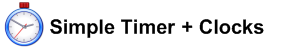 Simple Timer + Clocks