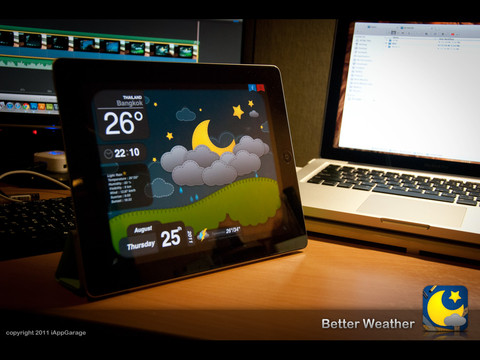 iPad天氣app 超可愛的天氣預報 Better Weather iPad天氣app 超可愛的天氣預報 Better Weather