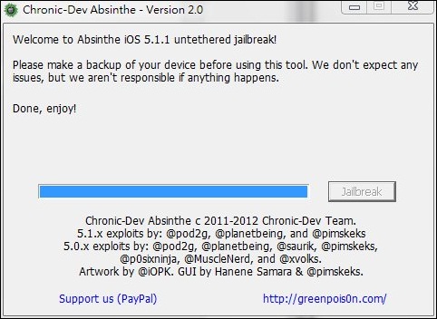 ios 5.1.1jb 完美越獄教學 Absinthe 2.0 Untethered Jailbreak ios 5.1.1jb 完美越獄教學 Absinthe 2.0 Untethered Jailbreak