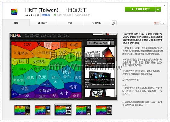 一指知天下 HitFT - 一眼就能了解網路熱門趨勢