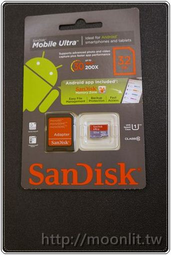 [開箱]SanDisk Mobile Ultra microSDHC 32GB Class10 記憶卡