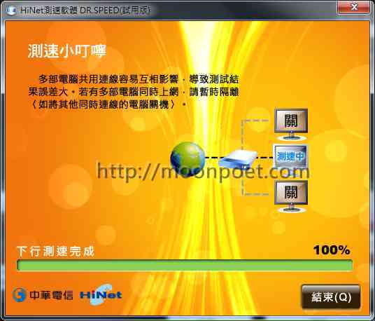 hinet測速軟體dr speed
