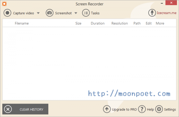 電腦畫面錄影軟體 Icecream Screen Recorder